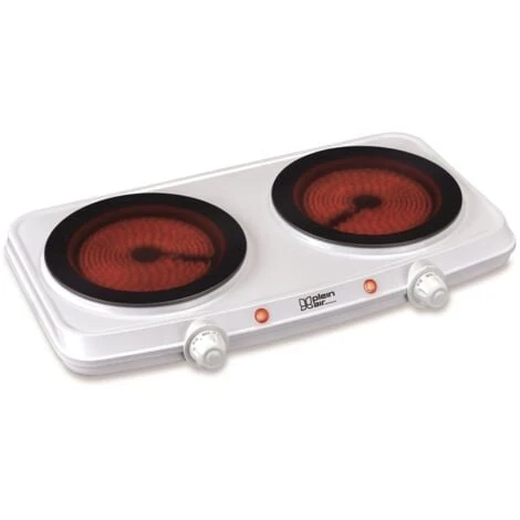 Cuisinière électrique Infrarouge Plein Air 2250 W - Deux Brûleurs 3 Cuisinière électrique Infrarouge Plein Air 2250 W - Deux Brûleurs