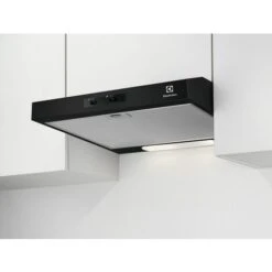 Hotte Visière 60cm 272m3/h Noir - Electrolux - Efu216k