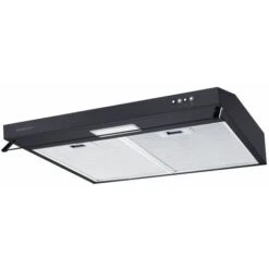 Hotte Visière 60cm 348m3/h Noir - Rosieres - Rhc638/1pn