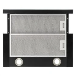 Vinea Hotte Murale Escamotable Plate 60cm 610m³/h Classe A - Noir -VIDAXL || Bosch || Whirlpool Soldes 12992188 3