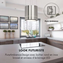 Tron Ambience Hotte Aspirante En îlot Ø 38 Cm Mode Recirculation 540 M³/h LED - Inox 9 Tron Ambience Hotte Aspirante En îlot Ø 38 Cm Mode Recirculation 540 M³/h LED - Inox -VIDAXL || Bosch || Whirlpool Soldes 13733223 3