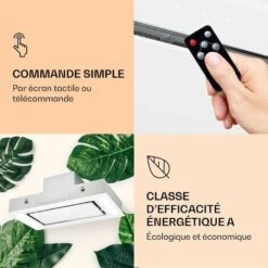 Remy Hotte De Plafond 90 Cm 619 M³/h 230W 3 Vitesses Télécommande -VIDAXL || Bosch || Whirlpool Soldes 13733281 5