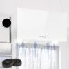 Kronleuchter L Hotte îlot Aspirante 60cm 590 M³/h LED Classe A - Blanc -VIDAXL || Bosch || Whirlpool Soldes 13733429 1