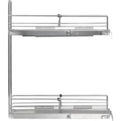 Panier à 2 Niveaux Métallique De Cuisine 47x15x54,5 Cm VidaXL -VIDAXL || Bosch || Whirlpool Soldes 15093063 4