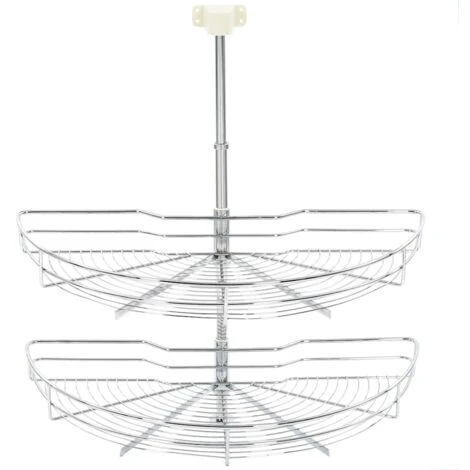 Panier à 2 Niveaux Métallique De Cuisine 180 Degrés 75x38x80 Cm VidaXL 7 Panier à 2 Niveaux Métallique De Cuisine 180 Degrés 75x38x80 Cm VidaXL – Image 5