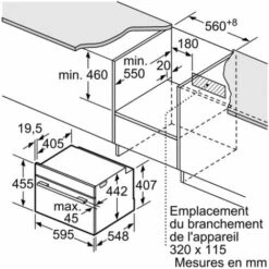 SIEMENS Four Ecoclean Encastrable 47L Inox Multifonction 13 Modes De Cuisson -VIDAXL || Bosch || Whirlpool Soldes 16801427 4