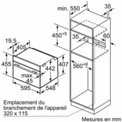 SIEMENS Four Ecoclean Encastrable 47L Inox Multifonction 13 Modes De Cuisson -VIDAXL || Bosch || Whirlpool Soldes 16801427 5