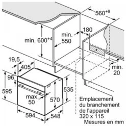 BOSCH Four Pyrolyse Encastrable Noir 71L Multifonction Chaleur Tournante -VIDAXL || Bosch || Whirlpool Soldes 16804955 5