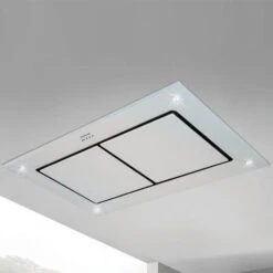 Hotte Plafond Silverline ZORA Verre Trempé 120 Cm
