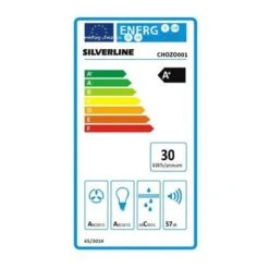 Hotte Plafond Silverline ZORA Verre Trempé 120 Cm -VIDAXL || Bosch || Whirlpool Soldes 16879673 5