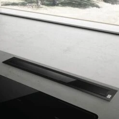 Hotte Cuisine Elica Escamotable PANDORA Noir 90 Cm - Version Recyclage