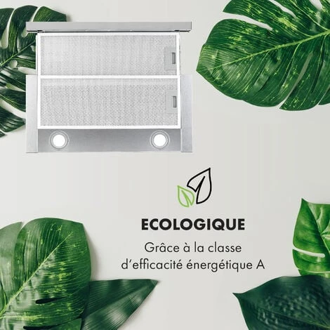 Viola Hotte Murale Aspirante 60 Cm 612m³ / H Classe A Inox Argent 5 Viola Hotte Murale Aspirante 60 Cm 612m³ / H Classe A Inox Argent – Image 3