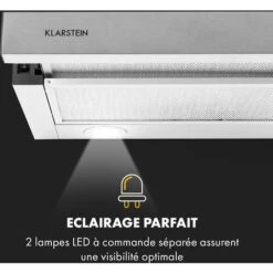 Viola Hotte Murale Aspirante 60 Cm 612m³ / H Classe A Inox Argent 11 Viola Hotte Murale Aspirante 60 Cm 612m³ / H Classe A Inox Argent -VIDAXL || Bosch || Whirlpool Soldes 20110797 5