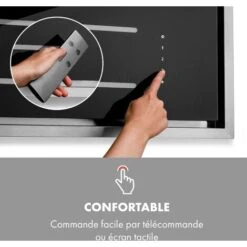 High Line Hotte De Plafond 90cm 410m3/h 3 Niveaux Classe C Noire -VIDAXL || Bosch || Whirlpool Soldes 22845237 3