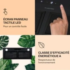 Paolo Hotte Aspirante Encastrable 72 Cm CEE : A 593 M³/h LED Tactile -VIDAXL || Bosch || Whirlpool Soldes 22845277 5