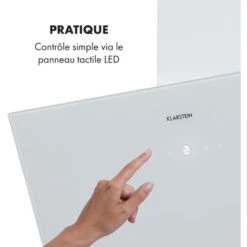 Laurel 60 Hotte Murale Aspirante 60cm 350 M³/h Classe B - Blanche -VIDAXL || Bosch || Whirlpool Soldes 22845284 4
