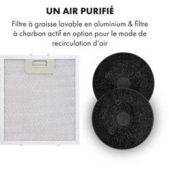 Tron Ambience Hotte îlot Aspirante Ø 38 Cm 540 M³/h Classe A - Blanche -VIDAXL || Bosch || Whirlpool Soldes 22845367 5