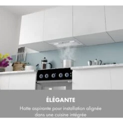 Simplica Hotte Aspirante Encastrable 70 Cm 400 M³ / H LED Inox Argent -VIDAXL || Bosch || Whirlpool Soldes 22845383 2 1