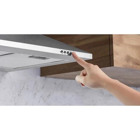 CIARRA Hotte Aspirante Murale 60cm 2pcs Filtre A Charbon 370m3/h Recyclage Ou Evacuation 3 Vitesses 201SS60 Inox 6 CIARRA Hotte Aspirante Murale 60cm 2pcs Filtre A Charbon 370m3/h Recyclage Ou Evacuation 3 Vitesses 201SS60 Inox – Image 4