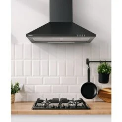 CIARRA Hotte Murale 60cm 370m3/h 2pcs Filtre Actif Recyclage Ou Evacuation 3 Vitesses Eclairage Led Noir 201BK60 Noir -VIDAXL || Bosch || Whirlpool Soldes 24417595 3