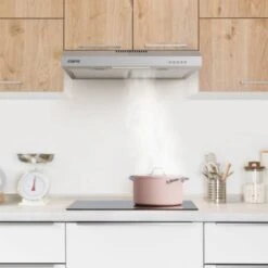 Hotte Casquette 60cm 1pcs Filtre Actif 220m3/h Recyclage 3 Vitesses 903SS60+001 Inox 9 Hotte Casquette 60cm 1pcs Filtre Actif 220m3/h Recyclage 3 Vitesses 903SS60+001 Inox -VIDAXL || Bosch || Whirlpool Soldes 24417650 3