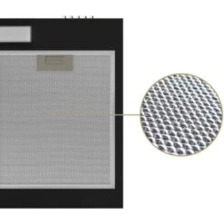 Hotte Encastrable 60cm 1pcs Filtre A Charbon 220m3/h 3 Vitesses Recyclage Hotte Aspirante 903BK60+001 Noir -VIDAXL || Bosch || Whirlpool Soldes 24417655 4