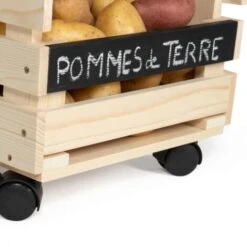 Lot De 3 Clayettes En Bois Empilables Pour Fruits Et Légumes -VIDAXL || Bosch || Whirlpool Soldes 25001819 5