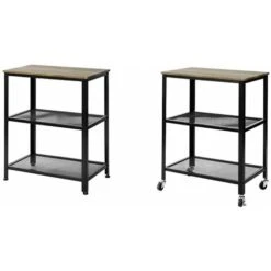 Desserte Roulante Chariot De Service à 3 Niveaux Étagère De Rangement Chariot De Cuisine,SoBuy SVW04-N -VIDAXL || Bosch || Whirlpool Soldes 25886007 3