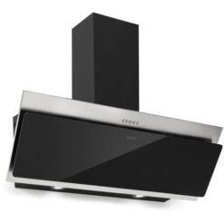 Alessia Hotte Aspirante Hotte Inclinée 350 M³/h Push Control Noir