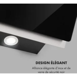 Alessia Hotte Aspirante Hotte Inclinée 350 M³/h Push Control Noir -VIDAXL || Bosch || Whirlpool Soldes 25990463 3