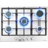 AREBOS Cuisinière à Gaz De 5 Flammes Acier Inoxydable Grilles Et Veilleuse De Sécurité Incluses Autonome Convient Pour Gaz Naturel -VIDAXL || Bosch || Whirlpool Soldes 26705757 1