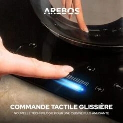 AREBOS Table De Cuisson Vitrocéramique Plaques De Cuisson Autonome 8600W 5 Zones -VIDAXL || Bosch || Whirlpool Soldes 26705802 4