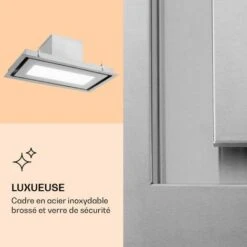 Remy Brilliant Edition Hotte D'îlot 90 Cm 609 M³/h CEE A LED Verre -VIDAXL || Bosch || Whirlpool Soldes 28453009 5