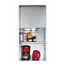 Meuble Haut De Cuisine Alu 60 Cm H 124 Cm -VIDAXL || Bosch || Whirlpool Soldes 28599460 3