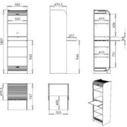 Grand Meuble Colonne De Cuisine -VIDAXL || Bosch || Whirlpool Soldes 28631810 4