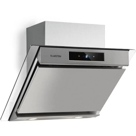 Klarstein Balzac Silent 60 Hotte Aspirante Inclinée 60cm , Débit 604 M³/h , 47 Db , Panneau De Commande Tactile , éclairage Led , Classe A - Argent 3 Klarstein Balzac Silent 60 Hotte Aspirante Inclinée 60cm , Débit 604 M³/h , 47 Db , Panneau De Commande Tactile , éclairage Led , Classe A - Argent