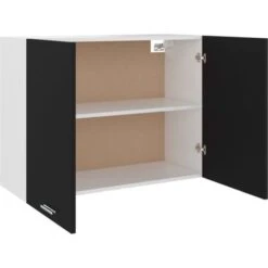 Armoire Suspendue Noir 80x31x60 Cm Aggloméré VidaXL -VIDAXL || Bosch || Whirlpool Soldes 29118598 5