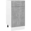 Armoire De Plancher à Tiroir Gris Béton 40x46x81,5 Cm Aggloméré VidaXL -VIDAXL || Bosch || Whirlpool Soldes 29188531 1