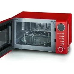 Severin MW 7893Rétro Micro-ondes Avec Fonction Grill 2en 1/36cm/700W/125ans Anniversaire Edition/Rouge/chromé -VIDAXL || Bosch || Whirlpool Soldes 29929260 2