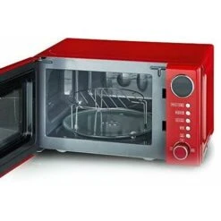 Severin MW 7893Rétro Micro-ondes Avec Fonction Grill 2en 1/36cm/700W/125ans Anniversaire Edition/Rouge/chromé -VIDAXL || Bosch || Whirlpool Soldes 29929260 5