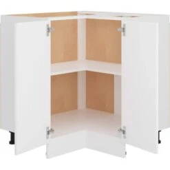 Armoire Plancher D'angle Blanc 75,5x75,5x80,5 Cm Aggloméré VidaXL -VIDAXL || Bosch || Whirlpool Soldes 30030213 5
