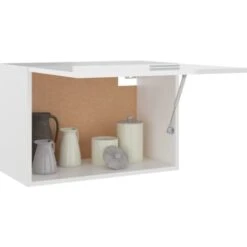 Armoire Suspendue Blanc Brillant 60x31x40 Cm Aggloméré VidaXL -VIDAXL || Bosch || Whirlpool Soldes 30030307 4