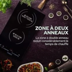 AREBOS Plaque De Cuisson En Vitrocéramique Table De Cuisson électrique Contrôle Cuisinière 2 Foyers -VIDAXL || Bosch || Whirlpool Soldes 30038606 3