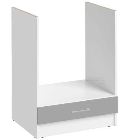 Meuble Pour Four Encastrable Eco Gris Brillant L 60 Cm 3 Meuble Pour Four Encastrable Eco Gris Brillant L 60 Cm