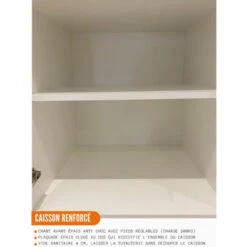 Meuble Bas De Cuisine Eco Gris Brillant 2 Portes L 60 Cm 11 Meuble Bas De Cuisine Eco Gris Brillant 2 Portes L 60 Cm -VIDAXL || Bosch || Whirlpool Soldes 30043023 5