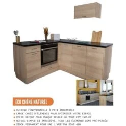 Meuble Bas De Cuisine Eco Chene Naturel 1 Porte L 30 Cm 10 Meuble Bas De Cuisine Eco Chene Naturel 1 Porte L 30 Cm -VIDAXL || Bosch || Whirlpool Soldes 30043067 4
