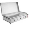 Plancha PLANET à Gaz - CHEF 80 Lisse + Couvercle à Charnières - 3 Brûleurs -VIDAXL || Bosch || Whirlpool Soldes 30097956 1