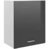 Armoire Suspendue Gris Brillant 50x31x60 Cm Aggloméré -VIDAXL || Bosch || Whirlpool Soldes 30366149 1