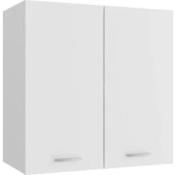 Armoire Suspendue Blanc 60x31x60 Cm Aggloméré