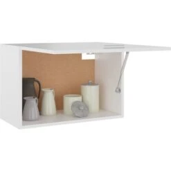 Armoire Suspendue Blanc 60x31x40 Cm Aggloméré -VIDAXL || Bosch || Whirlpool Soldes 30366190 4